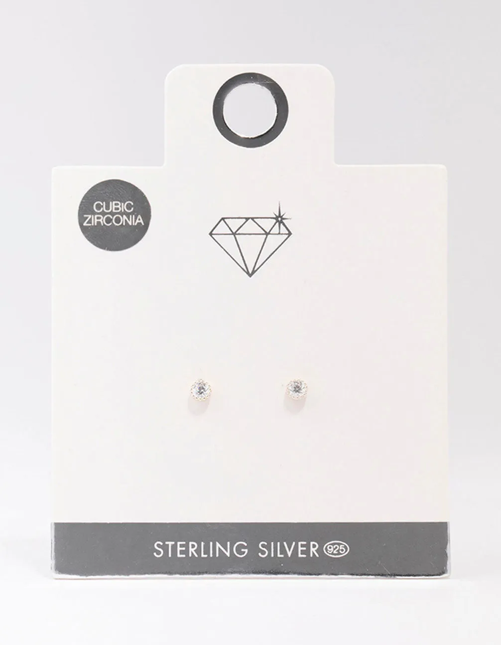 Sterling Silver Encased Round Stud Earrings sold by lovisa product image thumbnail 2