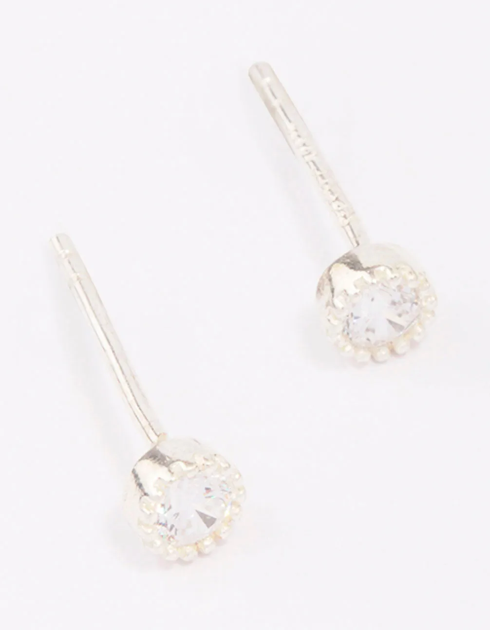 Sterling Silver Encased Round Stud Earrings sold by lovisa