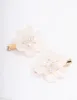 Gold Iridescent Detailed Flower Hair Clip Pack sold by lovisa