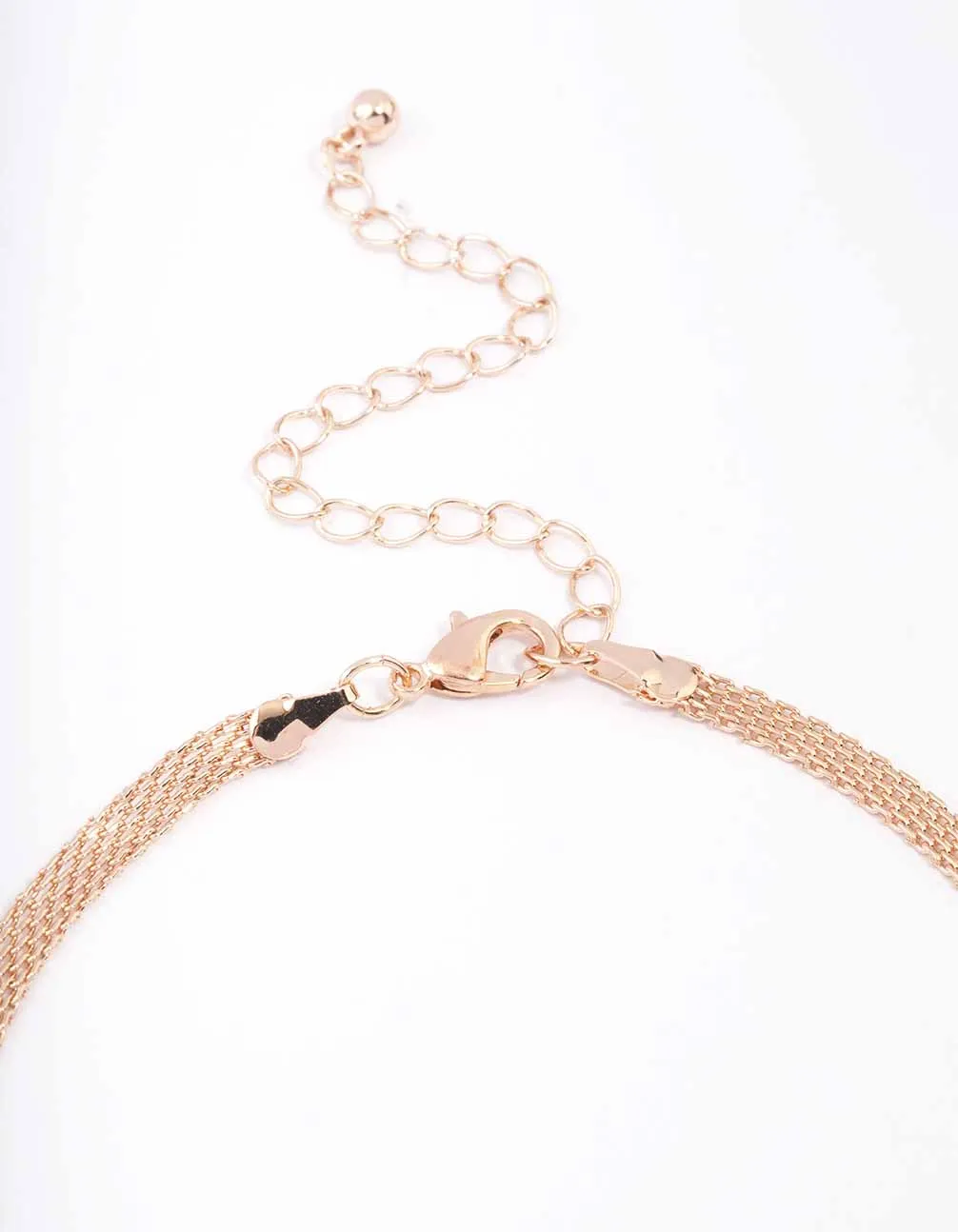 Rose Gold Pink & Purple Stone Choker sold by lovisa product image thumbnail 3