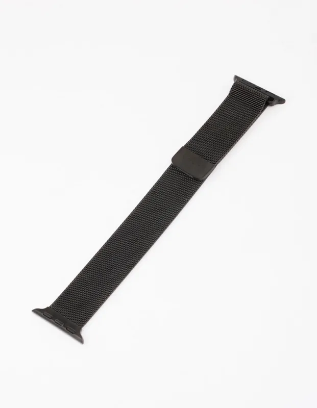Black Mesh Watch Band 42/44/45mm sold by lovisa