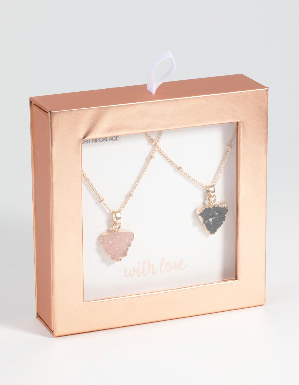 Gold Black & Pink Druzy Necklace Set sold by lovisa product image thumbnail 2