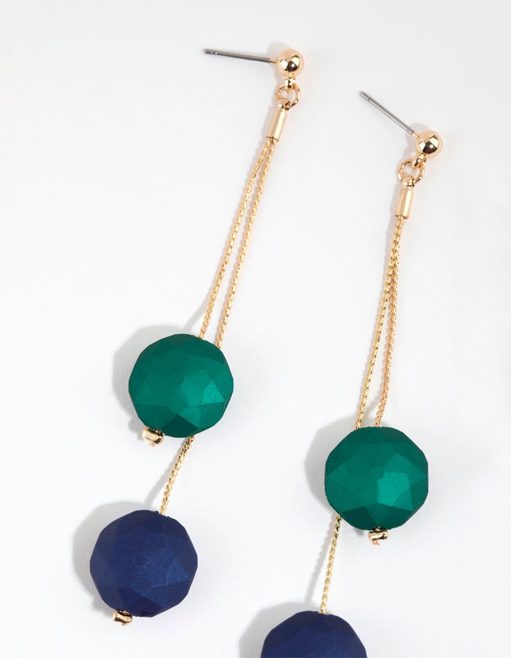 Gold Pearlised Ball Drop Earrings sold by lovisa product image thumbnail 2