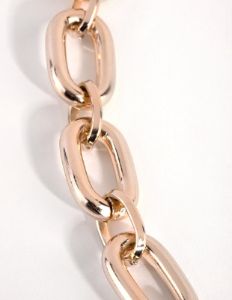 Gold Oval Link Belt sold by lovisa