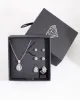 Diamond Simulant Pear Drop Earrings Necklace Set sold by lovisa