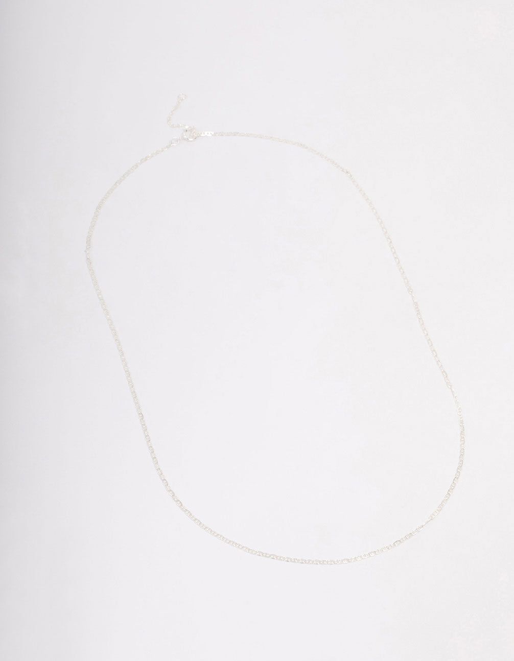 Sterling Silver Figaro Chain Necklace sold by lovisa product image thumbnail 2