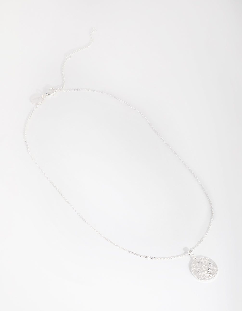 Silver Plated Open Centre Cubic Zirconia Necklace sold by lovisa product image thumbnail 2