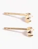 Gold Plated Sterling Silver Dolphin Tale Stud Earrings sold by lovisa