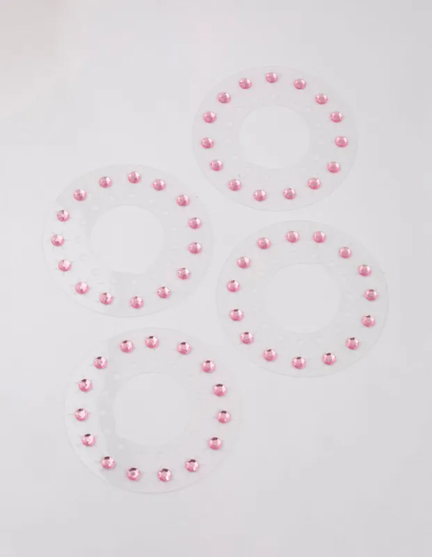Pink Hair Gems Refill 4-Pack (60 gems) sold by lovisa