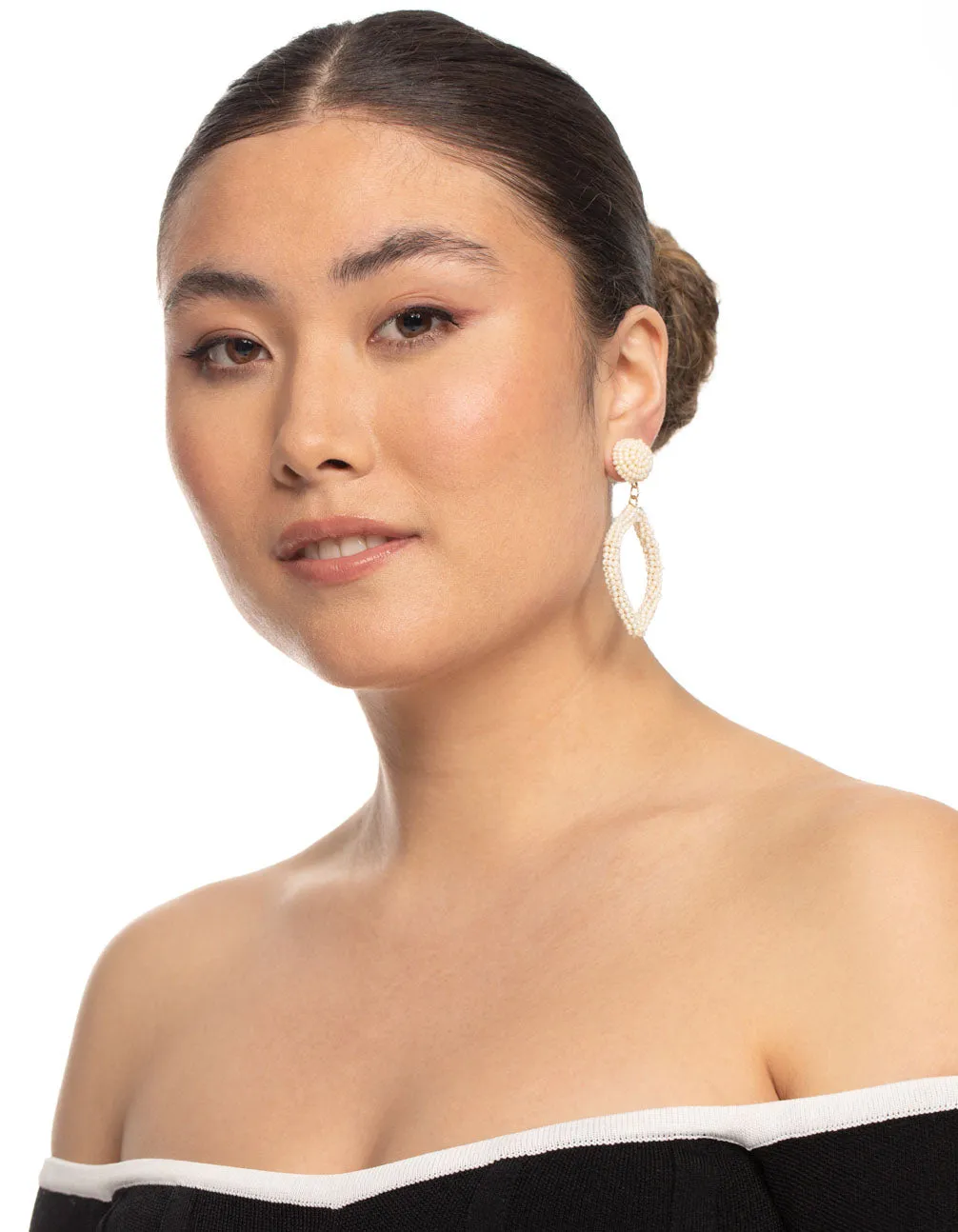 Gold Bead Diamond Drop Earrings sold by lovisa product image thumbnail 3