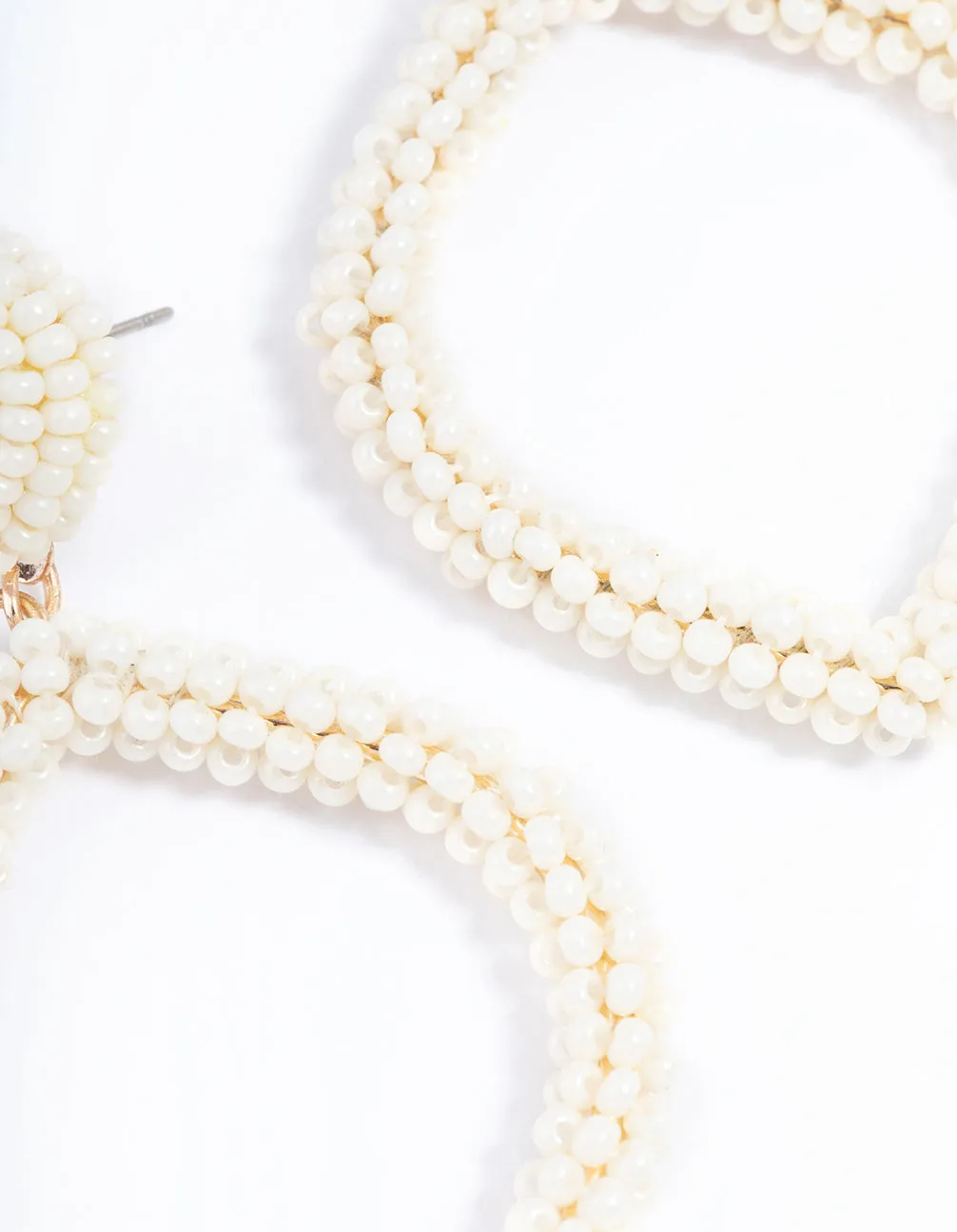 Gold Bead Diamond Drop Earrings sold by lovisa product image thumbnail 4