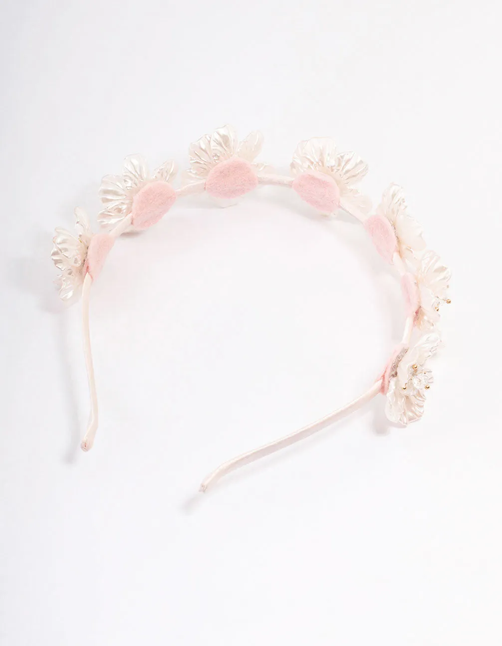 Mixed Floral Petal Detailed Headband sold by lovisa product image thumbnail 3