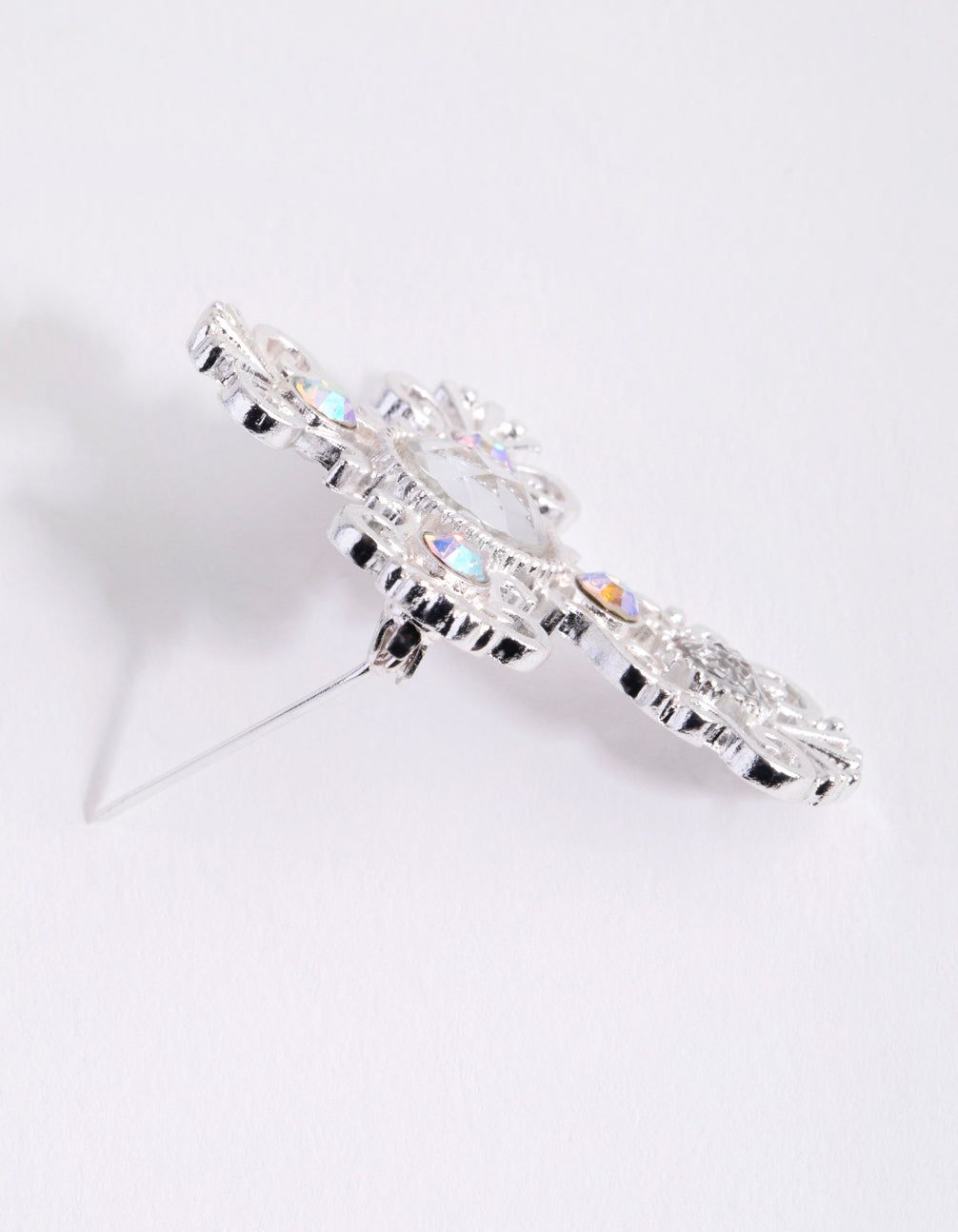 Silver Diamante Cross Brooch sold by lovisa product image thumbnail 2