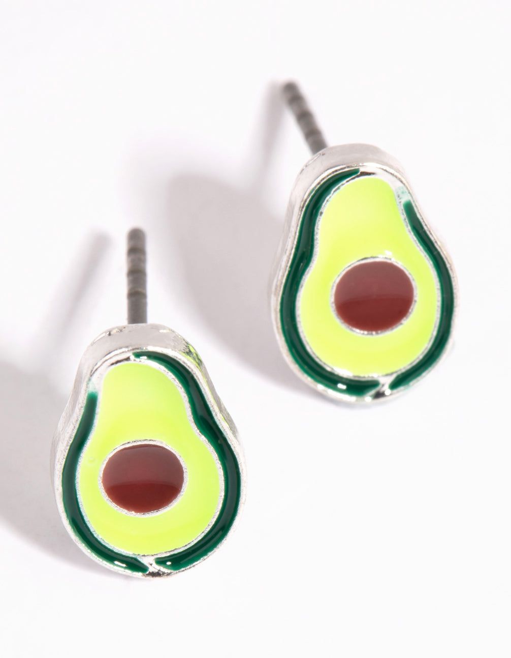 Silver Avocado Stud Earrings sold by lovisa