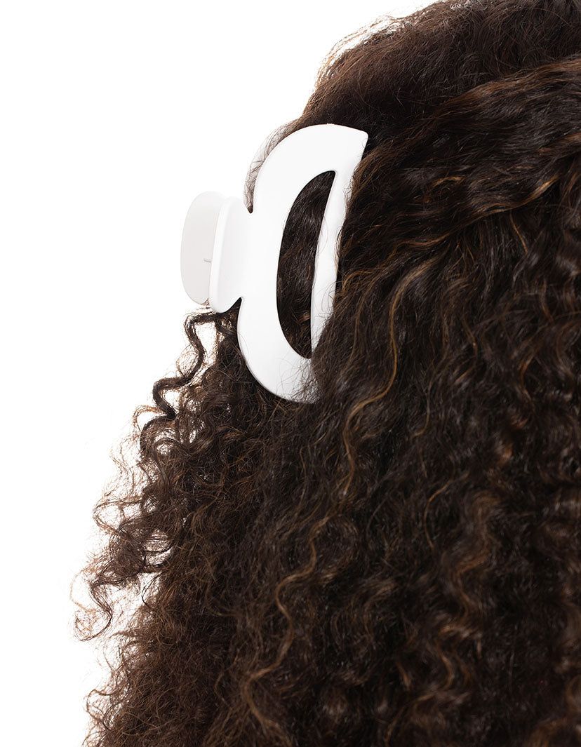 White Coated Half Moon Claw sold by lovisa product image thumbnail 2