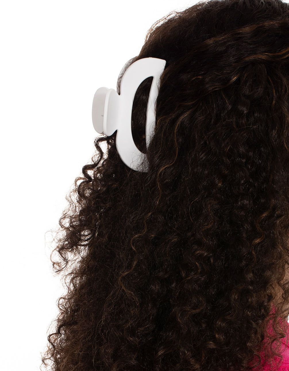 White Coated Half Moon Claw sold by lovisa product image thumbnail 3