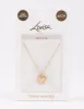 Gold Plated Sterling Silver Baguette Heart Necklace sold by lovisa