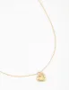Gold Plated Sterling Silver Baguette Heart Necklace sold by lovisa