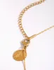 Waterproof Gold Plated Stainless Steel Diamante Necklace sold by lovisa