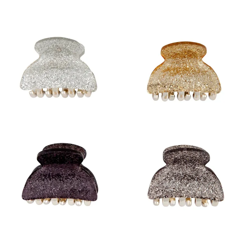 Silver Black Gold Claw Clip 4-Pack sold by lovisa
