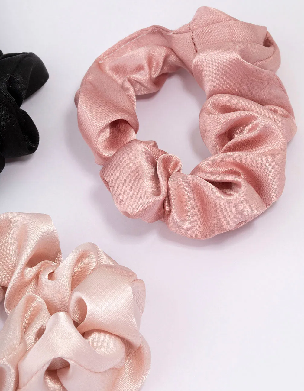 Pink Hair Scrunchie 3-Pack sold by lovisa product image thumbnail 3