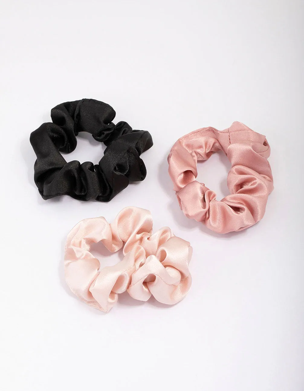 Pink Hair Scrunchie 3-Pack sold by lovisa product image thumbnail 4