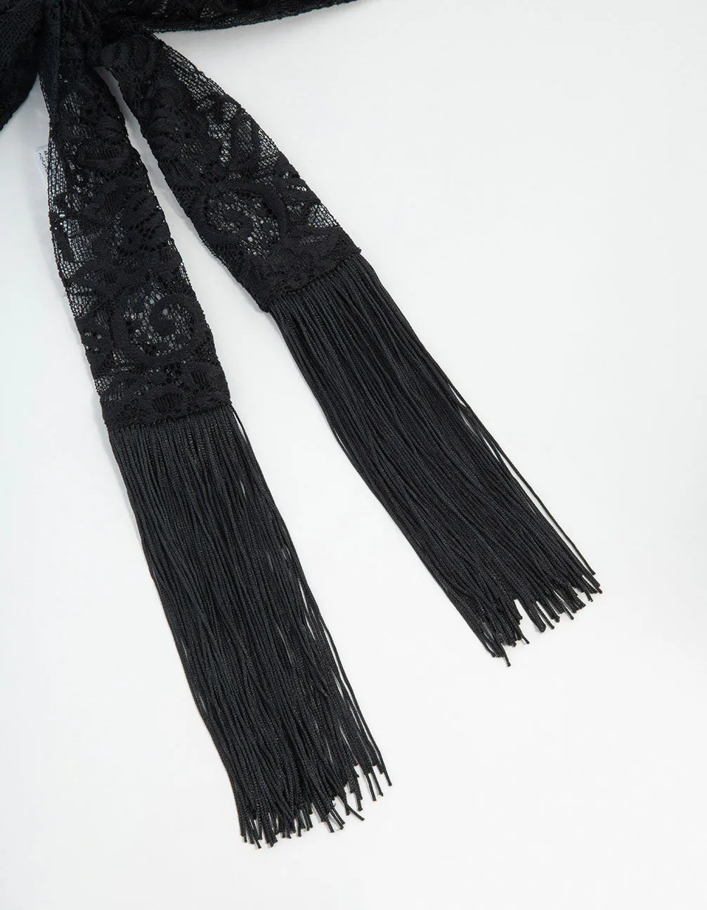 Thin Fabric Lace Fringe Scarf sold by lovisa product image thumbnail 3