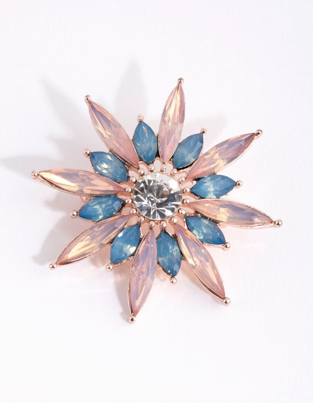 Rose Gold Bright Burst Brooch sold by lovisa