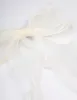 White Fabric Organza Curl Hair Bow Clip sold by lovisa