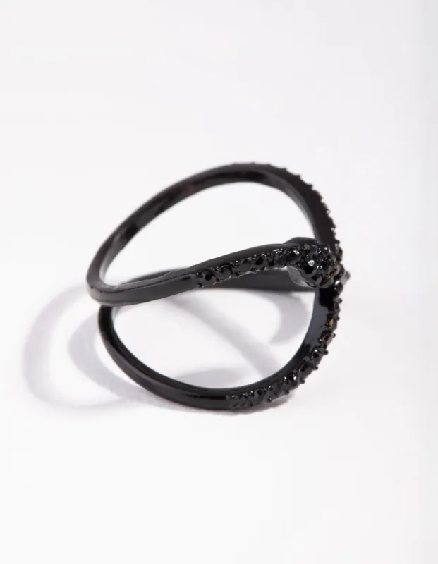 Mate Infinity Diamante Snake Ring sold by lovisa