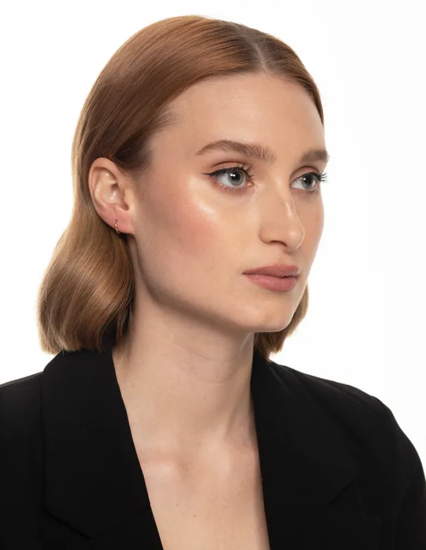 Rose Gold Titanium Cubic Zirconia 8mm Clicker sold by lovisa