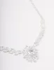 Silver Statement Flower Necklace sold by lovisa