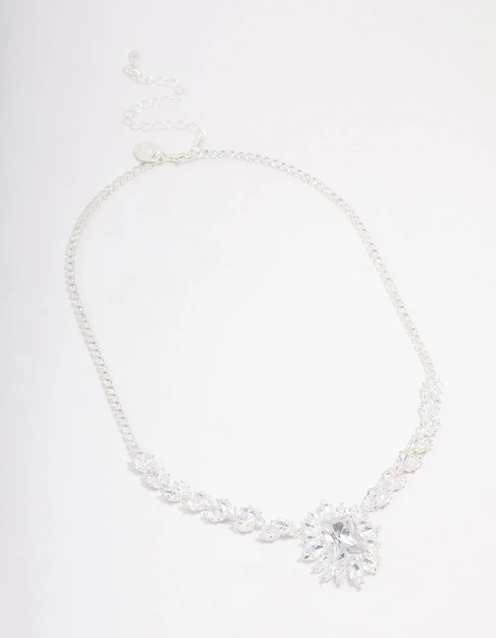 Silver Statement Flower Necklace sold by lovisa product image thumbnail 2