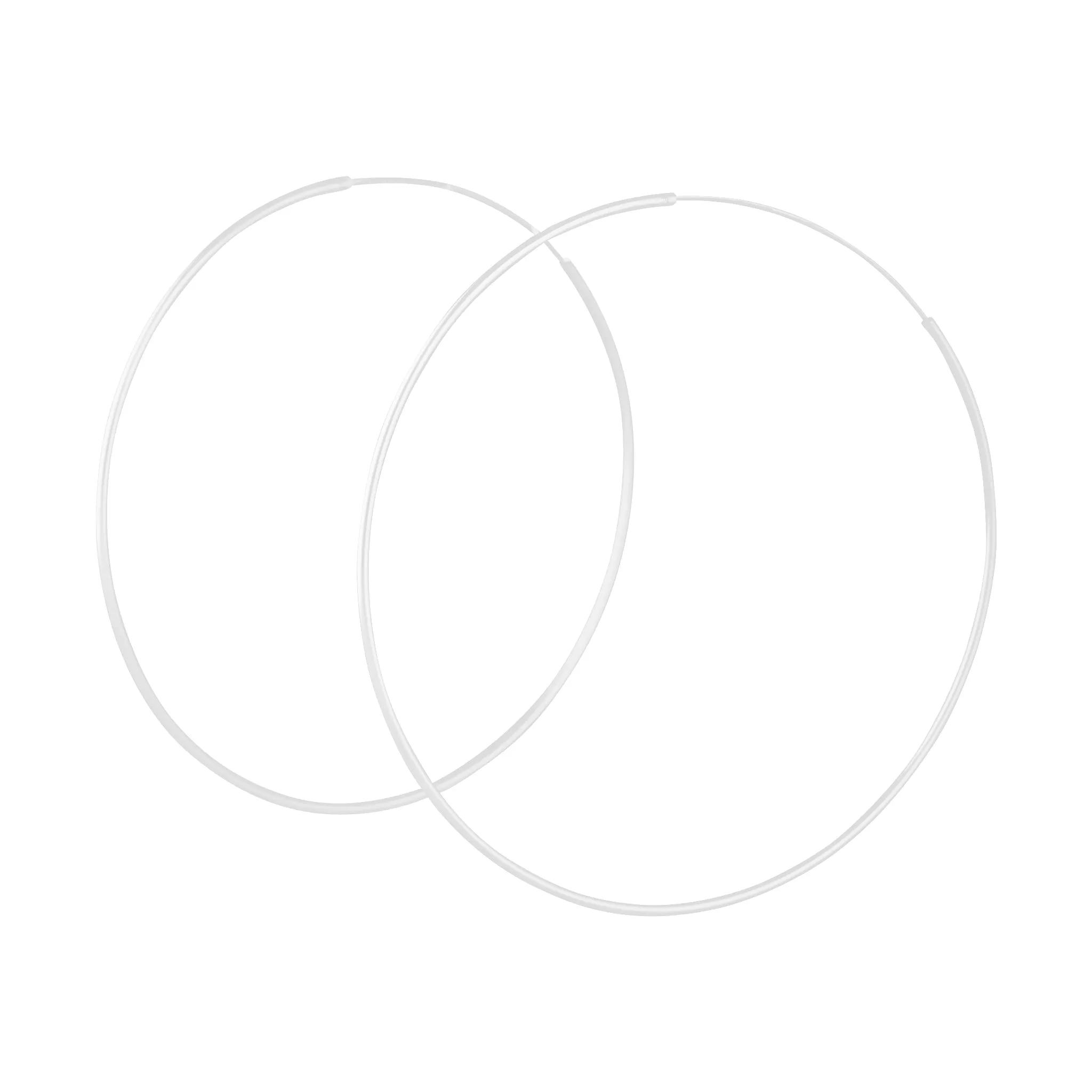 Sterling Silver 75mm Hoops sold by lovisa