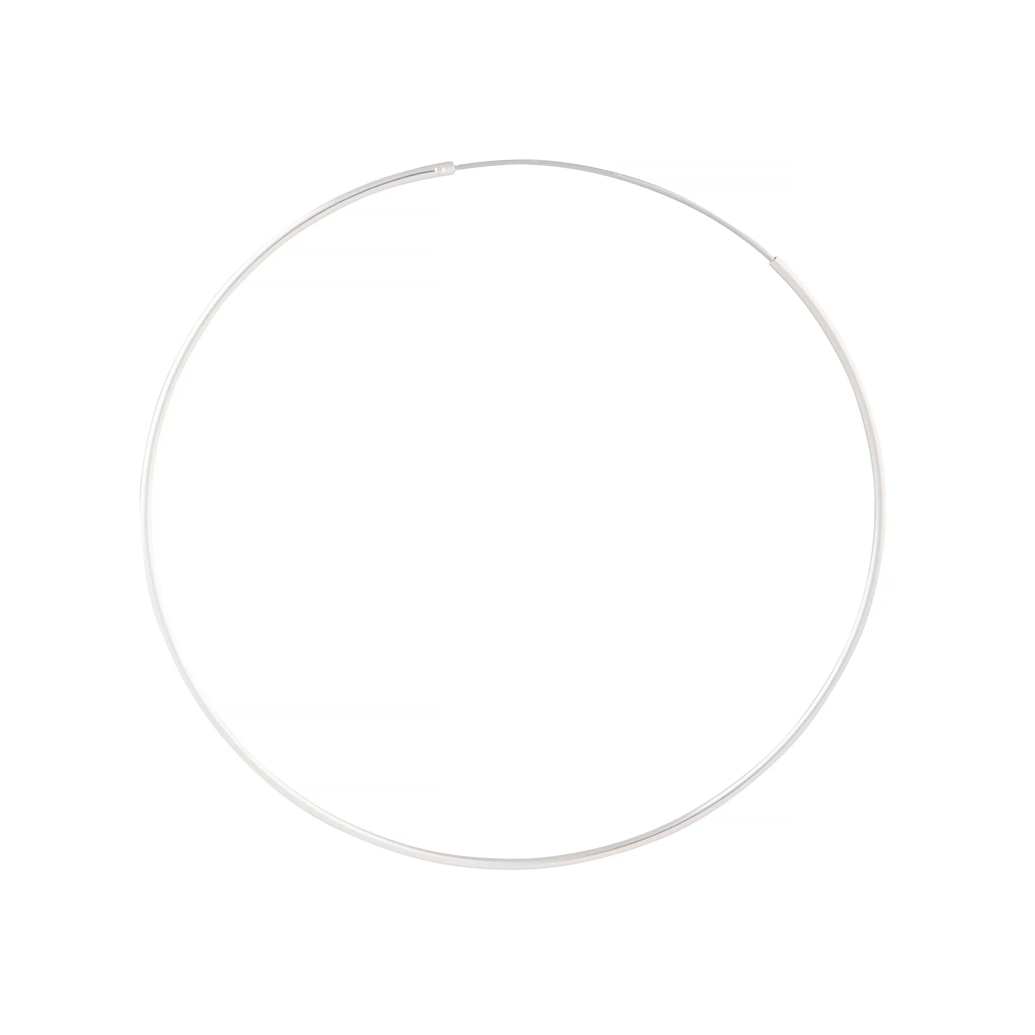 Sterling Silver 75mm Hoops sold by lovisa product image thumbnail 3