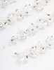 Silver Crystal & Pearl Leaf Hair Clip 4-Pack sold by lovisa