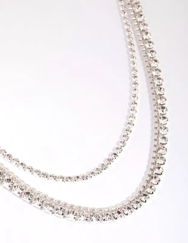 Silver Cup Chain Layered Necklace sold by lovisa