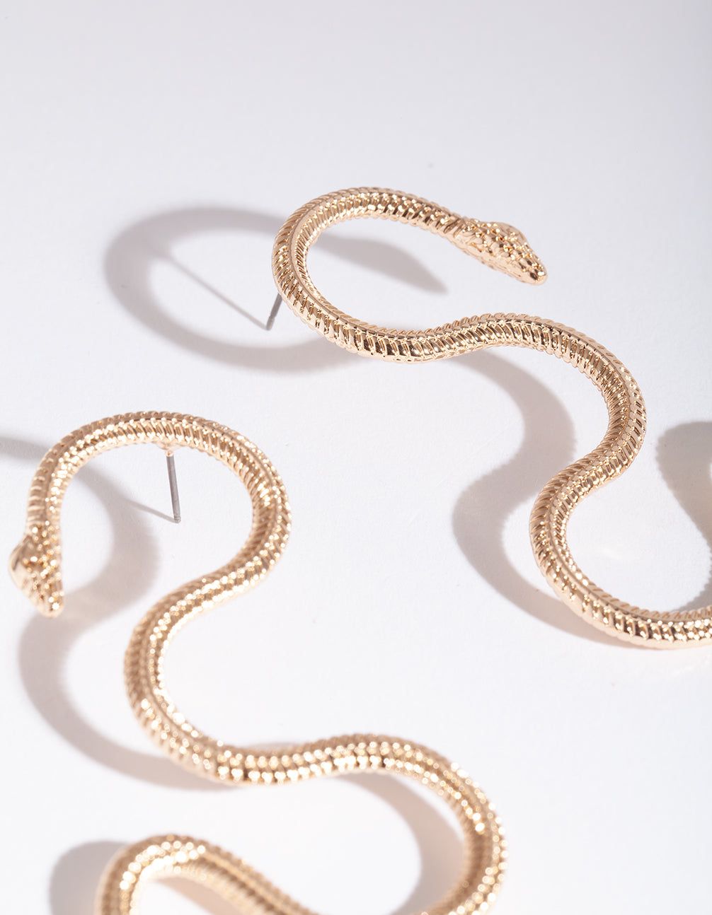 Gold Snake Swirl Earrings sold by lovisa product image thumbnail 5