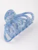 Blue Acrylic Round Cut Out Claw Clip sold by lovisa