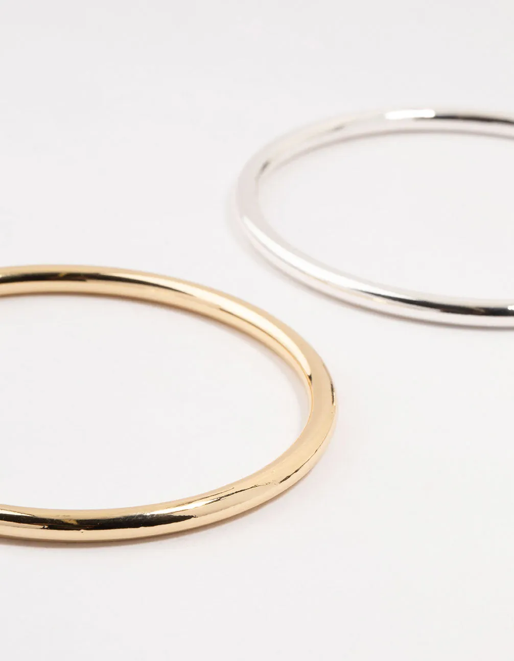 Mixed Metals Round Bangles 2-Pack sold by lovisa product image thumbnail 2