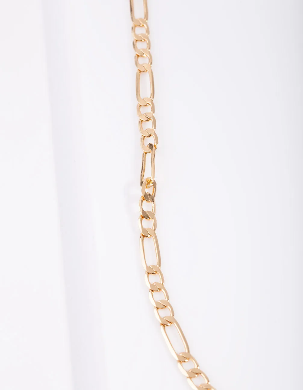 Gold Plated 60cm Figaro Necklace sold by lovisa product image thumbnail 3
