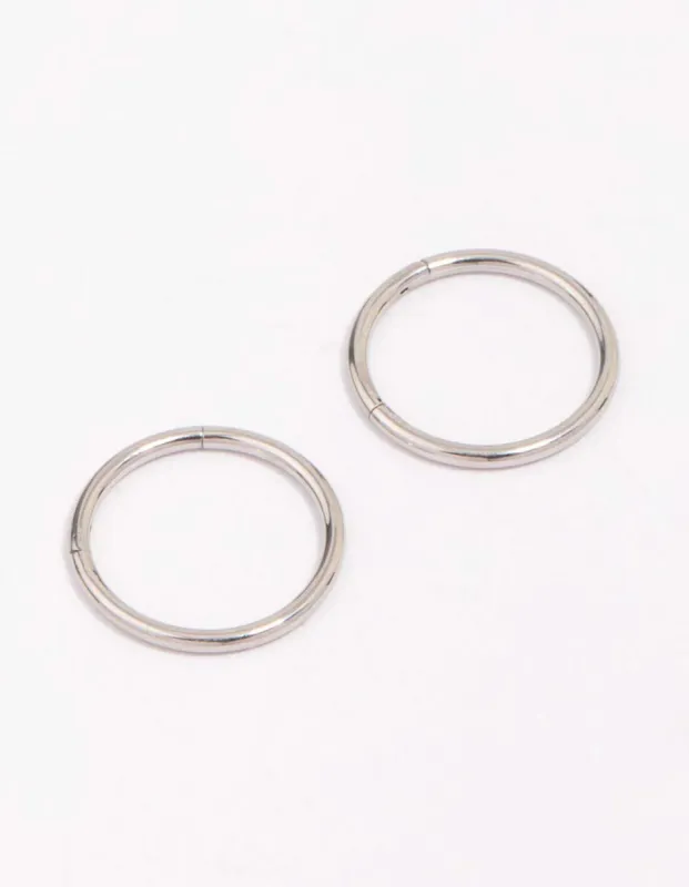 Surgical Steel Sleeper Earrings 12mm sold by lovisa