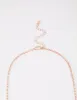 Rose Gold Dainty Ribbon Necklace sold by lovisa