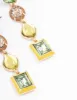 Gold Mixed Shape Drop Earrings sold by lovisa