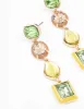 Gold Mixed Shape Drop Earrings sold by lovisa