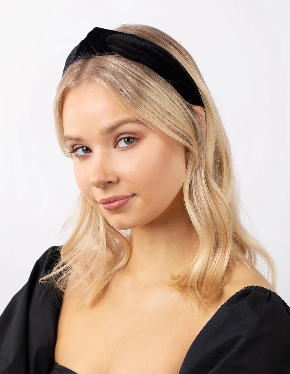 Black Velvet Turban Headband sold by lovisa product image thumbnail 3