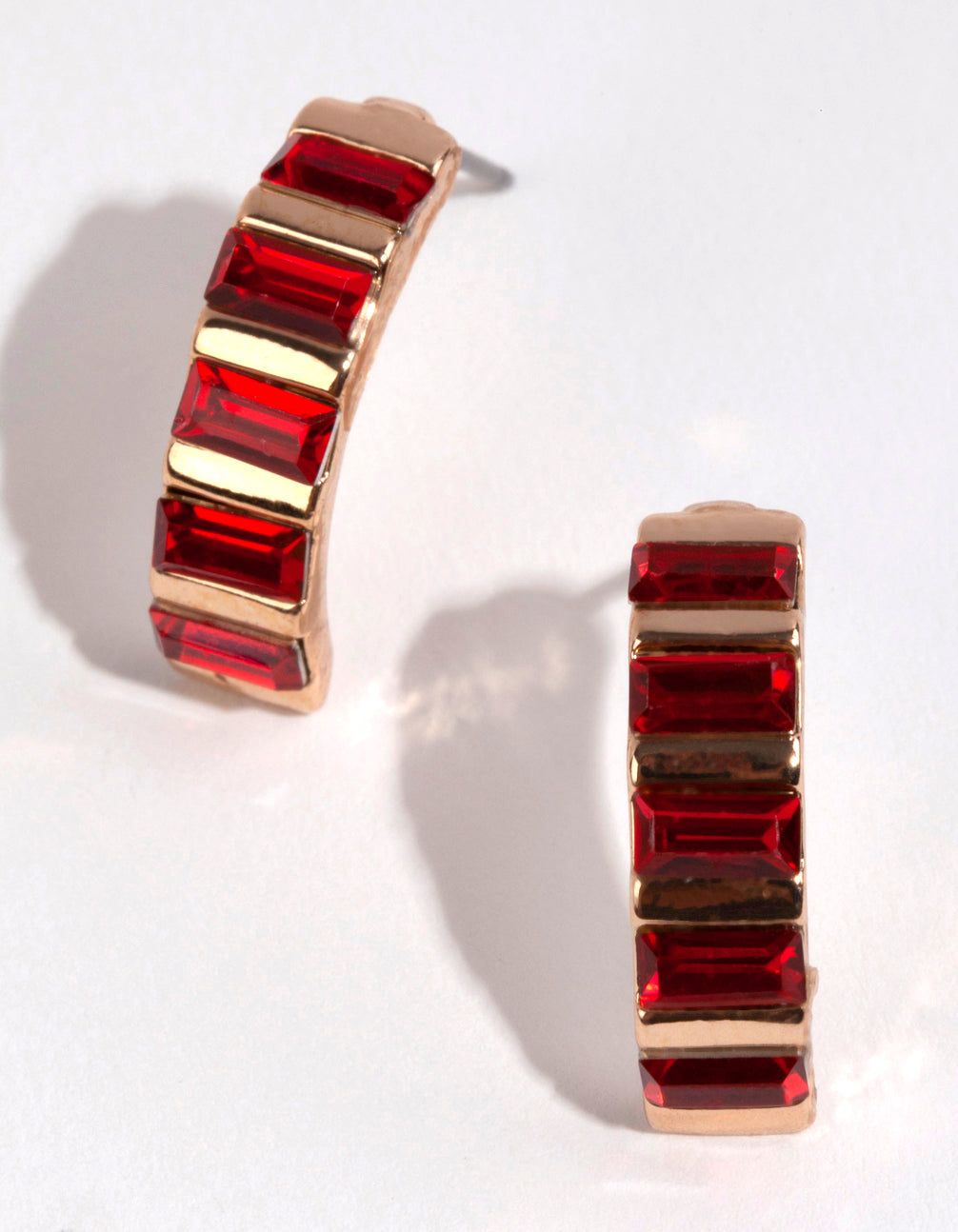 Gold Baguette Stud Earrings sold by lovisa