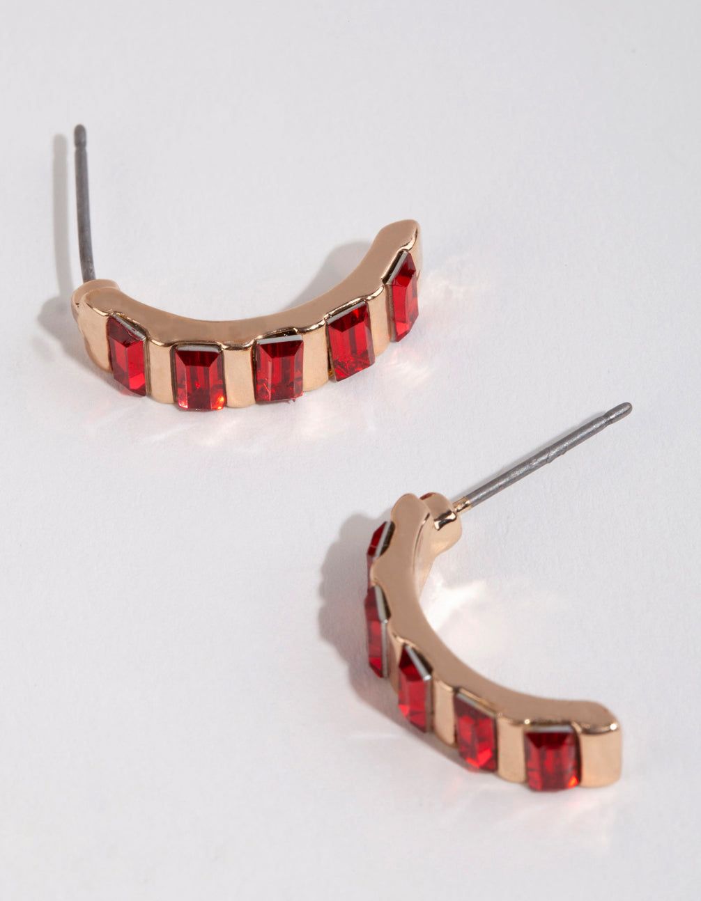 Gold Baguette Stud Earrings sold by lovisa product image thumbnail 2