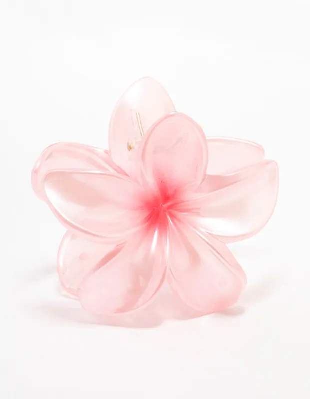 Pink Tropical Hair Claw Clip sold by lovisa