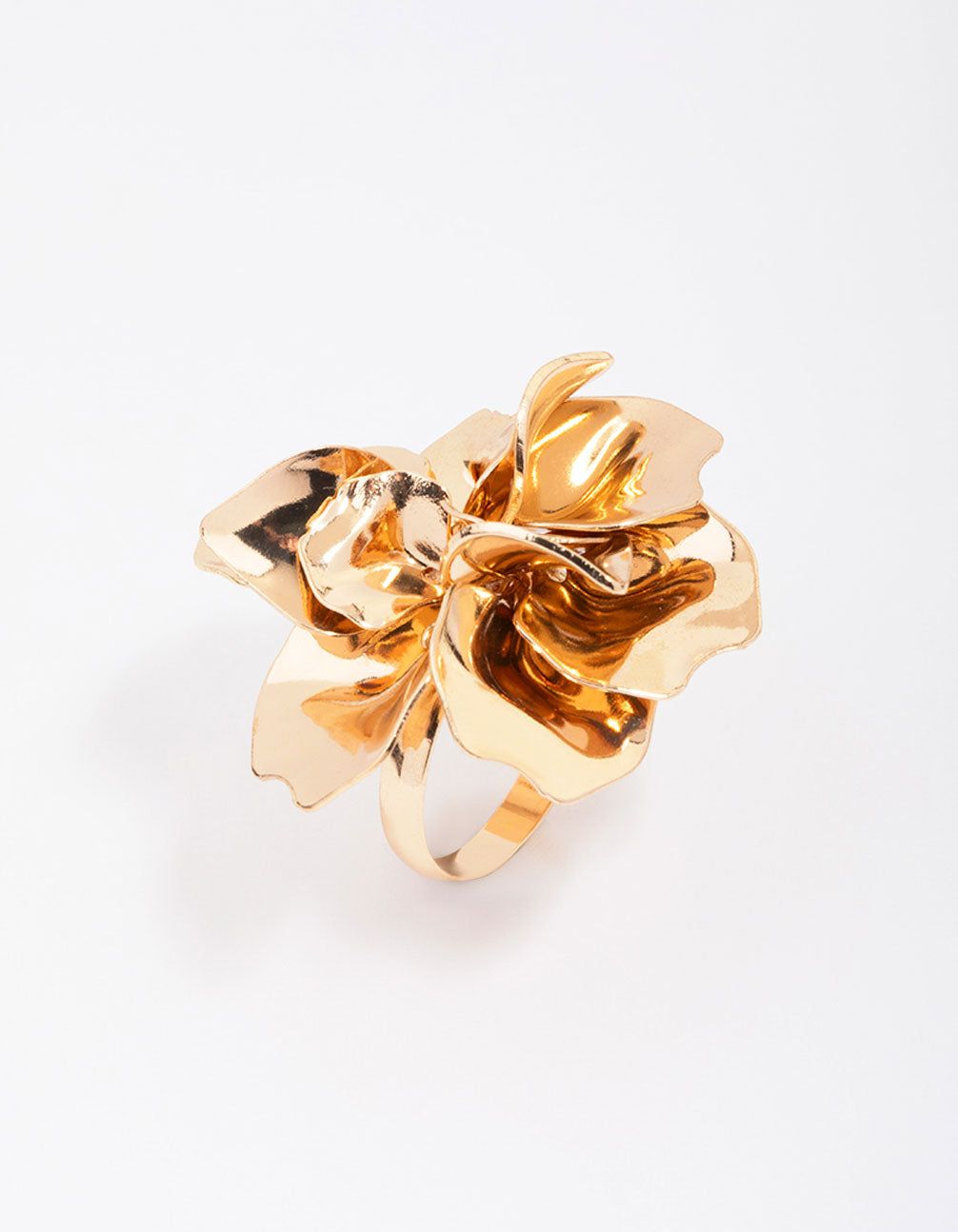 Gold Metal Flower Ring sold by lovisa product image thumbnail 2
